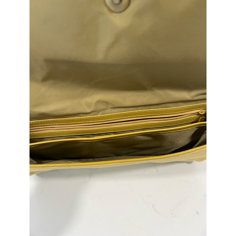 Serena and Lily Large Yellow Canvas Embroidered Diaper Holder Or Clutch New 8x13 - Picture 7 of 10